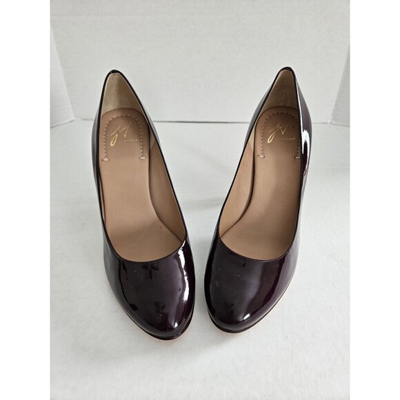 J Vincent Port Wine All Leather Pumps Patent Leather Upper Size 7.5 - Picture 5 of 13
